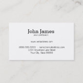 Koel hipster omringd door eierassen visitekaartje (Achterkant)