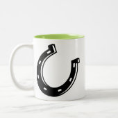 Koel Hoefijzer Tweekleurige Koffiemok (Links)