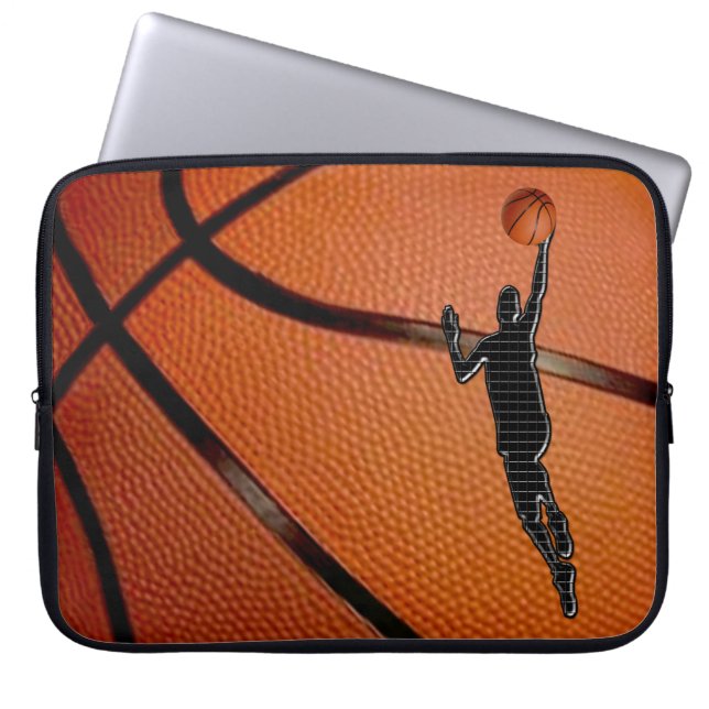 Koel Hoesjes voor Basketball voor notebookcomputer Laptop Sleeve (Voorkant)