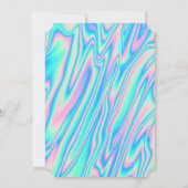 Koel holografisch glitter afstudeerhoed Afstuderen Kaart (Achterkant)