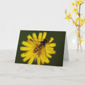 Koel honingbijen op ventilator in Natuur Fotografi Kaart (Gele Bloem)