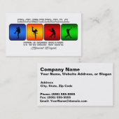 Koel honkbal visitekaartje (Voorkant / Achterkant)