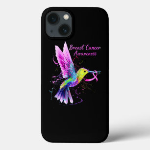 Koel Hummingbird Holding roze lintborstkanker Case-Mate iPhone Case