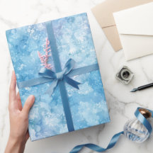 Koel Ijs Blauw Bevroren Wit Glitter Patroon