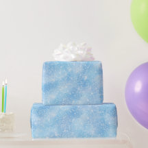 Koel Ijs Blauw Bevroren Wit Glitter Patroon
