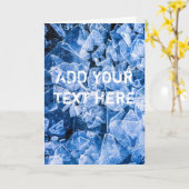 Koel ijs voor de hete zomer kaart (Gele Bloem)