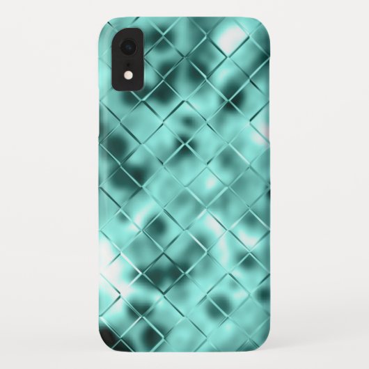 Koel Ijsblauw tegels Patroon Case-Mate iPhone Case (Achterkant)