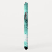Koel Ijsblauw tegels Patroon Case-Mate iPhone Case (Achterkant/rechts)