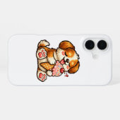 Koel Ijsje Hond iPhone 16 Hoesje (Achterkant horizontaal)