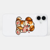 Koel Ijsje Hond iPhone Hoesje (Achterkant horizontaal)