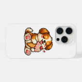 Koel Ijsje Hond iPhone Hoesje (Achterkant horizontaal)