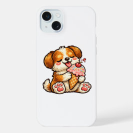 Koel Ijsje Hond iPhone 15 Plus Case