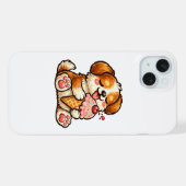 Koel Ijsje Hond iPhone Hoesje (Achterkant horizontaal)