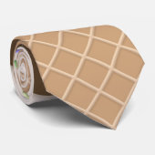 koel ijskomppatroon stropdas (Opgerold)