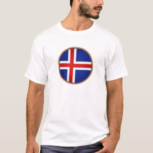 Koel IJsland - vlagzegel T-shirt
