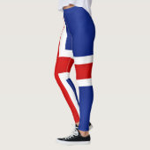Koel-IJslandse vlaggenMode Leggings (Links)