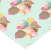 Koel ijspatroon horizontaal tafelkleed (Gekanteld)