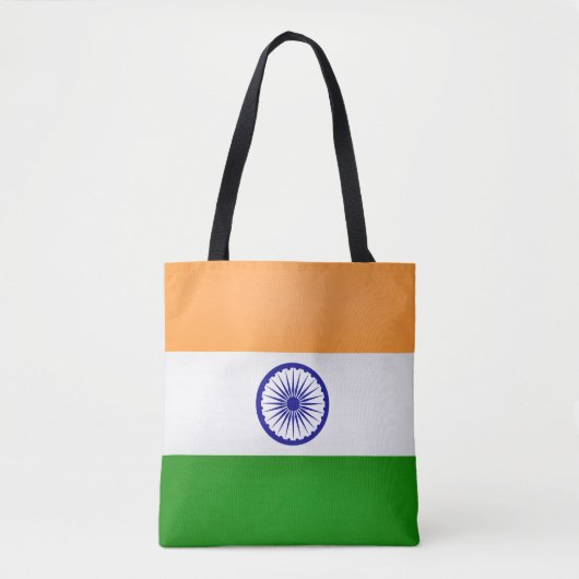 Koel-Indiase vlag-Mode Tote Bag (Voorkant)