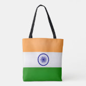 Koel-Indiase vlag-Mode Tote Bag (Achterkant)
