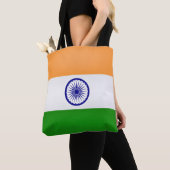 Koel-Indiase vlag-Mode Tote Bag (Dichtbij)