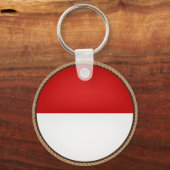 Koel Indonesisch vlaggenzegel Sleutelhanger (Voorkant)