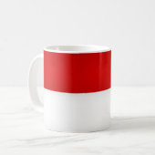 Koel Indonesische vlag Koffiemok (Voorkant links)