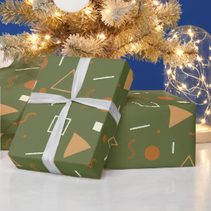 Koel initiële romantische glinsterende gelukkige v cadeaupapier