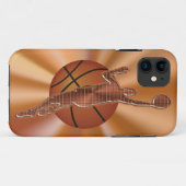 Koel iPhone 5/5S Basketball Hoesjes Retro & Techy (Achterkant (horizontaal))