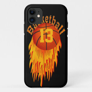 Koel iPhone 5 Hoesjes voor jongens, Flaming Basket