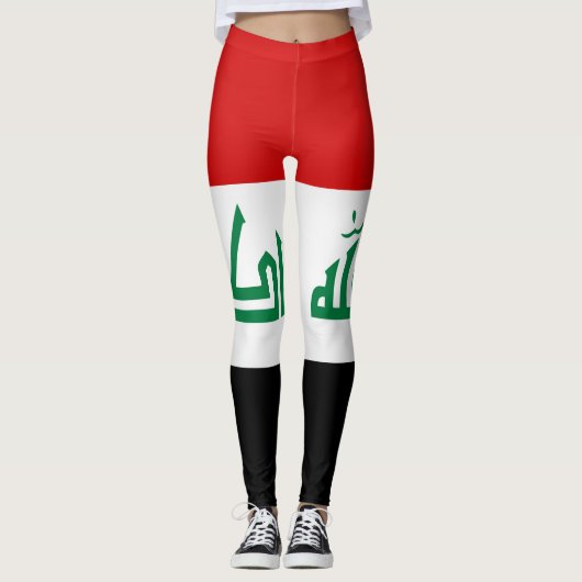 Koel Iraakse vlag Mode Leggings (Voorkant)