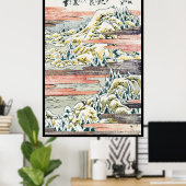 Koel japans  berggebied poster (Thuiskantoor)