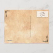 Koel japans groot bosareaal briefkaart (Achterkant)