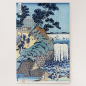 Koel japans  oekio-e landschap legpuzzel (Verticaal)