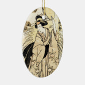 Koel japans oud  tattoo keramisch ornament (Rechts)