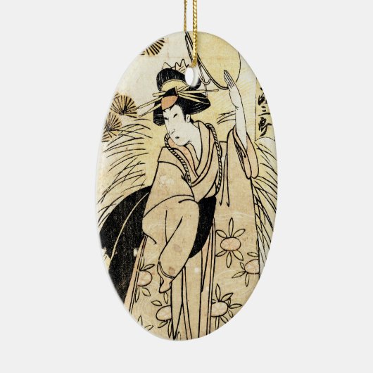 Koel japans oud  tattoo keramisch ornament (Rechts)