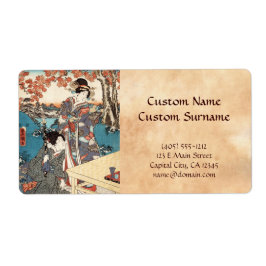 Koel japans  ukiyo-e geisha etiket