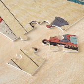 Koel japans ukiyo-e geisha legpuzzel (Zijkant)