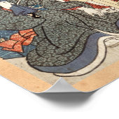 Koel japans  ukiyo-e geisha poster (Hoek)