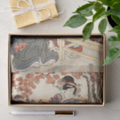Koel japans  ukiyo-e geisha tissuepapier (Geschenk)
