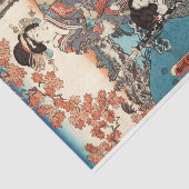 Koel japans  ukiyo-e geisha tissuepapier (Detail)