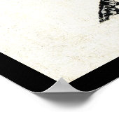 Koel japans  ukiyo-e-inktrooster poster (Hoek)