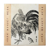 Koel japans  ukiyo-e-inktrooster tegeltje (Voorkant)