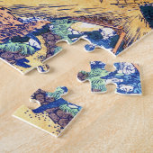 Koel japans  ukiyo-e waterfall Hokusai Legpuzzel (Zijkant)