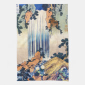 Koel japans  ukiyo-e waterfall Hokusai Theedoek (Verticaal)