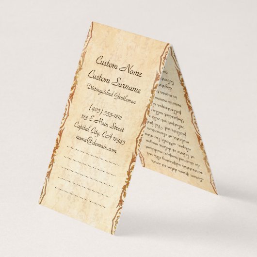 Koel japans  ukiyo-e waterfall Hokusai Visitekaartje (Achterkant)