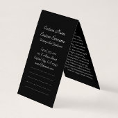 Koel japans witte cockatoeparrot tropische vogel visitekaartje (Achterkant)