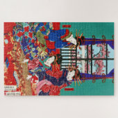 Koel  japanse mooie dames legpuzzel (Horizontaal)