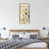 Koel  japanse ukiyo-e geisha oude rol canvas afdruk (Insitu (Slaapkamer))