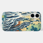 Koel japanse ukiyo-e Hokusai waterval Case-Mate iPhone Case (Achterkant (horizontaal))