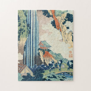 Koel japanse ukiyo-e Hokusai waterval Legpuzzel